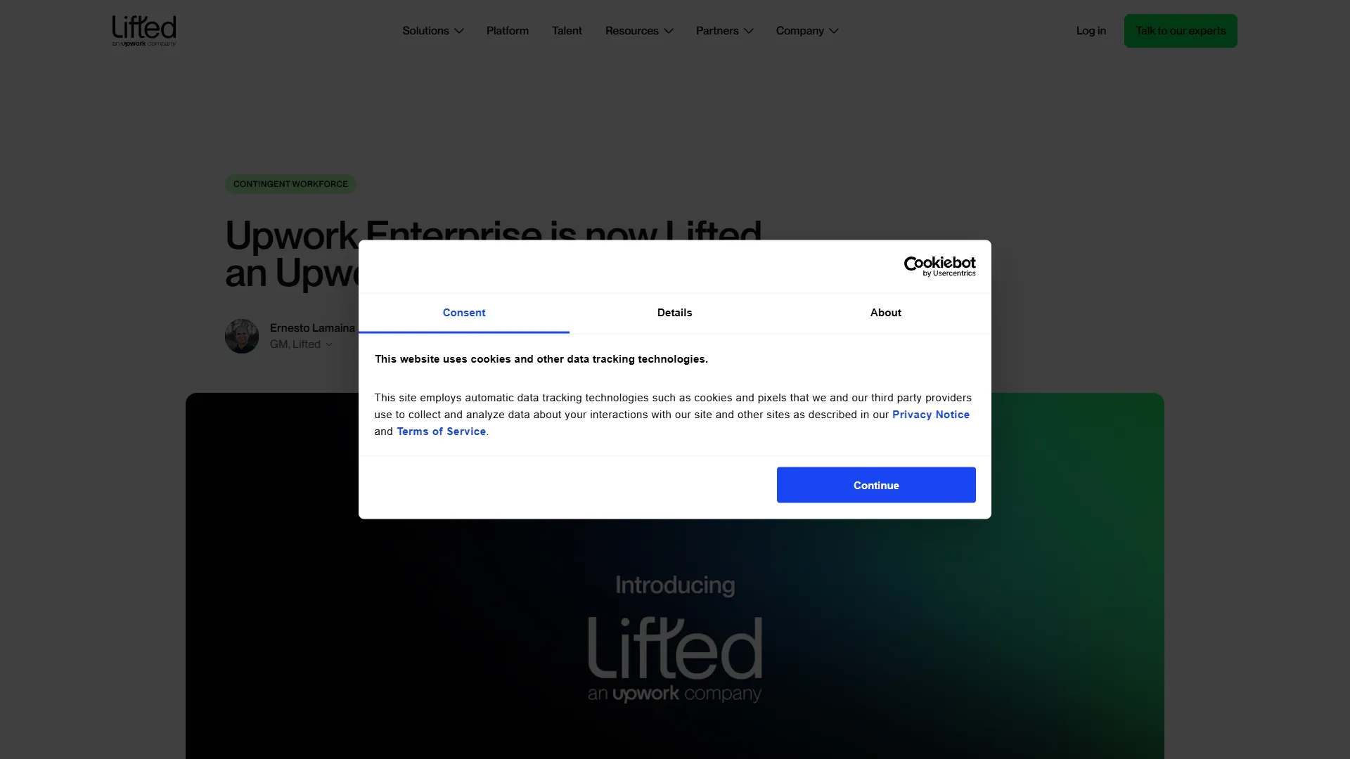 Upwork Enterprise Screenshot